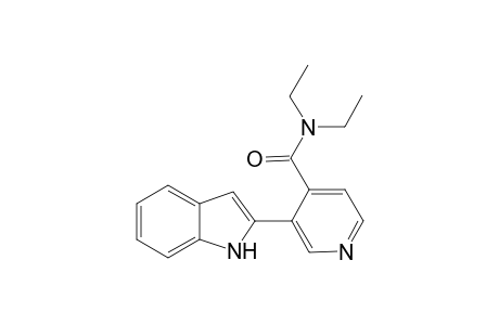N,N-Diethyl-3-(1H-indol-2-yl)isonicotinamide