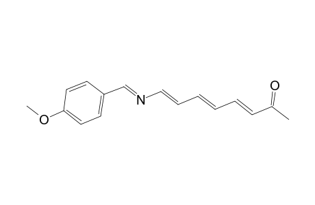3,5,7-Octatrien-2-one, 8-[[(4-methoxyphenyl)methylene]amino]-, (Z,E,E,Z)-