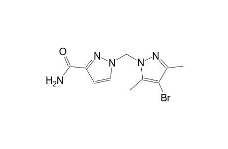 1-[(4-bromo-3,5-dimethyl-1H-pyrazol-1-yl)methyl]-1H-pyrazole-3-carboxamide