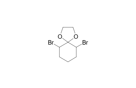 Ethylene ketal of cis-2,6-Dibromocyclohexanone