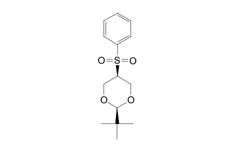 CIS-2-TERT.-BUTYL-5-(PHENYLSULFONYL)-1,3-DIOXANE