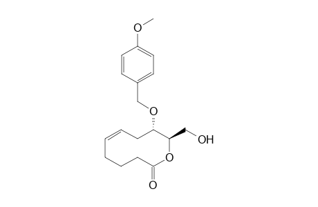 (9S,10R)-10-(hydroxymethyl)-9-(4-methoxybenzyloxy)-3,4,5,8,9,10-hexahydro-2H-oxecin-2-one