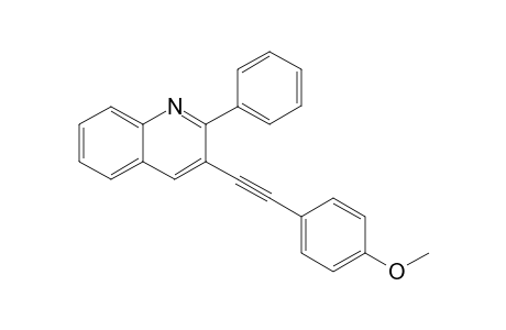 3-[(4-Methoxyphenyl)ethynyl]-2-phenylquinoline