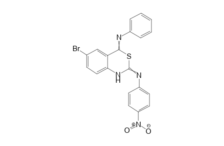 N-(6-Bromo-4-(phenylimino)-1H-benzo[d][1,3]thiazine-2(4H)-ylidene)-4-nitroaniline