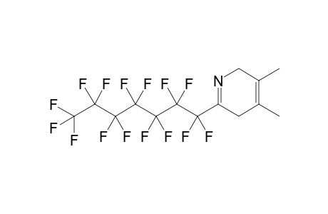 3,4-Dimethyl-6-(1,1,2,2,3,3,4,4,5,5,6,6,7,7,7-pentadecafluoroheptyl)-2,5-dihydropyridine