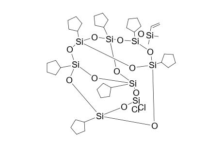 (C-C5H9)7SI7O9(OSIME2C(H)CH2)O2SICL2