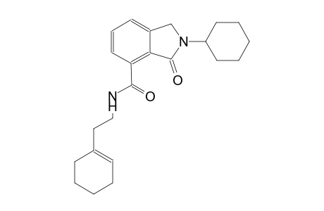 1H-isoindole-4-carboxamide, N-[2-(1-cyclohexen-1-yl)ethyl]-2-cyclohexyl-2,3-dihydro-3-oxo-