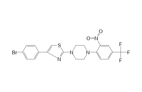 1-[4-(4-bromophenyl)-1,3-thiazol-2-yl]-4-[2-nitro-4-(trifluoromethyl)phenyl]piperazine