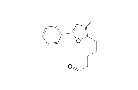 4-[[3-Methyl-5-phenyl)-2-furyl]pentanal