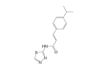 (2E)-3-(4-isopropylphenyl)-N-(1,3,4-thiadiazol-2-yl)-2-propenamide
