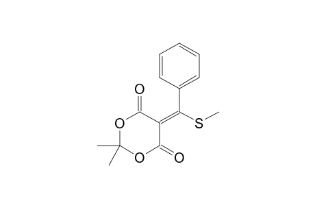 2,2-Dimethyl-5-[(methylthio)-phenyl-methylene]-1,3-dioxane-4,6-quinone