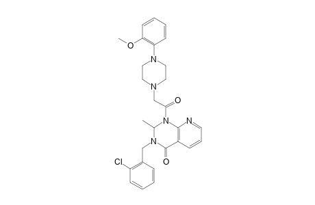 3-(2-chlorobenzyl)-1-[2-[4-(2-methoxyphenyl)piperazin-1-yl]acetyl]-2-methyl-2H-pyrido[3,2-e]pyrimidin-4-one