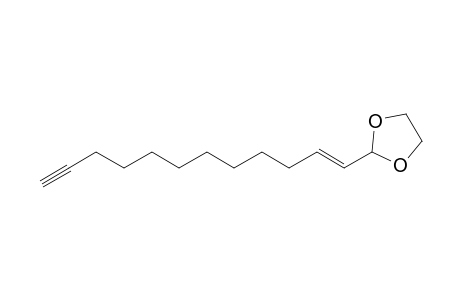 2-[(E)-dodec-1-en-11-ynyl]-1,3-dioxolane