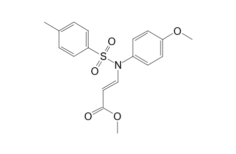 Methyl (E)-3-[4-methoxyphenyl(4-methylbenzenesulfonyl)amino]acrylate