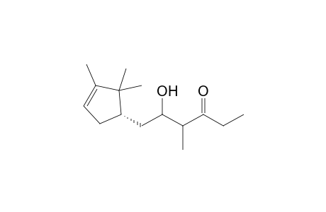 (4R/S,5R/S)-5-Hydroxy-4-methyl-6-[(1'S)-(2',2',3'-trimethylcyclopent-3'-en-1'-yl)]hexan-3-one