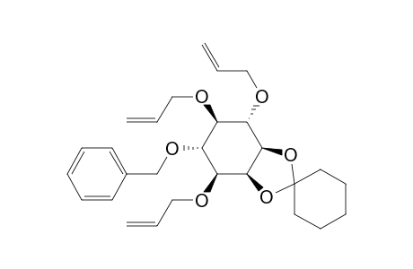 (-)-3,5,6-Tri-O-allyl-4-O-benzyl-1,2-O-cyclohexylidene-myo-inositol
