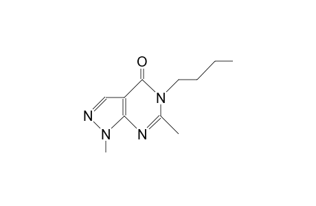 1,6-Dimethyl-5-butyl-pyrazolo(3,4-D)pyrimidin-4(5H)-one