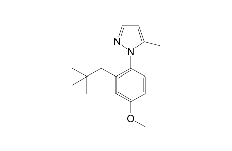 1-(4-Methoxy-2-neopentylphenyl)-5-methyl-1H-pyrazole