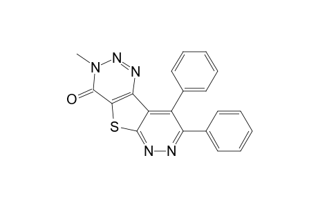 3-Methyl-8,9-diphenylpyridazino[4',3' : 4,5]thieno[3,2-d]-1,2,3-triazin-4(3H)-one