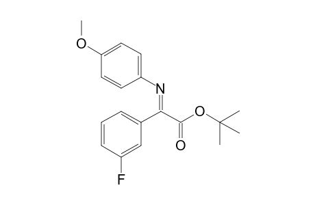 Tert-Butyl 2-(3-fluorophenyl)-2-((4-methoxyphenyl)imino)acetate