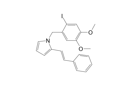 (E,Z)-N-(2-iodo-4,5-dimethoxybenzyl)-2-styryl-1H-pyrrole