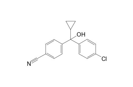 4-((4-chlorophenyl)(cyclopropyl)(hydroxy)methyl)benzonitrile