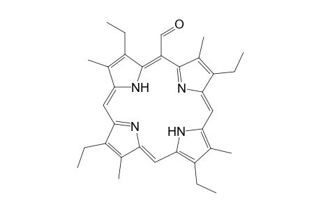 2,7,12,17-tetramethyl-3,8,13,18-tetraethyl-5-formyl-porphyrin