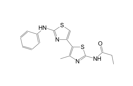 N-(4'-methyl-2-(phenylamino)-[4,5'-bithiazol]-2'-yl)propionamide