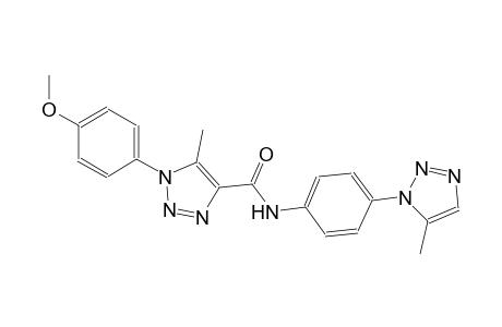 1H-1,2,3-triazole-4-carboxamide, 1-(4-methoxyphenyl)-5-methyl-N-[4-(5-methyl-1H-1,2,3-triazol-1-yl)phenyl]-