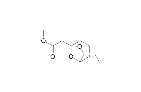 6,8-Dioxabicyclo[3.2.1]octane-5-acetic acid, 7-ethyl-, methyl ester, exo-