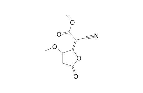 (E)-.beta.-Methoxy-.gamma.-cyanocarbomethoxymethylidene-.delta.(.alpha.,.beta.)-butenolide
