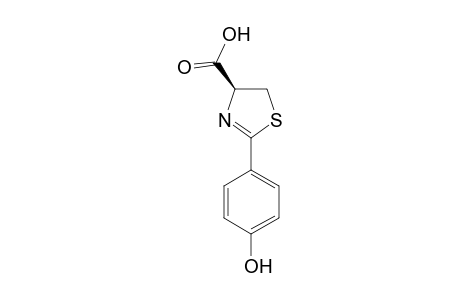 (S)-2-(4-hydroxyphenyl)-4,5-dihydrothiazole-4-carboxylic acid