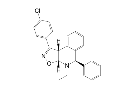 9-DIETHYL-8-PHENYL-3-(PARA-CHLOROPHENYL)-3A,8,9,9A-TETRAHYDRO-[5,4-C]-ISOXAZOLOISOQUINOLINE-ADDUCT