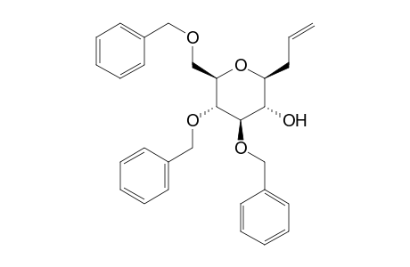 (2S,3S,4R,5R,6R)-4,5-Bis(benzyloxy)-6-[(benzyloxy)methyl]-2-(prop-2-en-1-yl)oxan-3-ol
