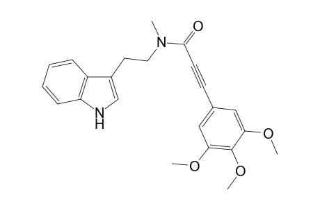 3-(3,4,5-Trimethoxyphenyl)propynoic acid [2-(1H-indol-3-yl)-ethyl]-methylamide
