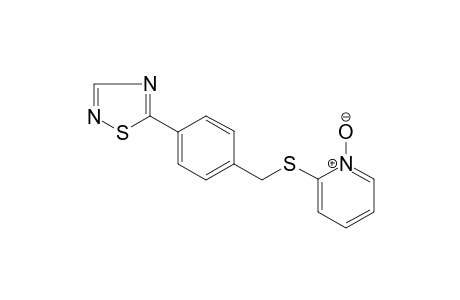 1-Oxido-2-pyridinyl 4-(1,2,4-thiadiazol-5-yl)benzyl sulfide