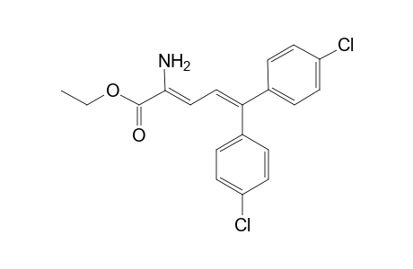 Ethyl 2-amino-5,5-bis(4-chlorophenyl)penta-2,4-dienoate
