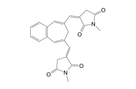 1,6-Bis(N-methylsuccinimidylidenemethyl)-3,4-benzocyclohepta-1,3,5-triene