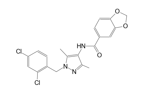 N-[1-(2,4-dichlorobenzyl)-3,5-dimethyl-1H-pyrazol-4-yl]-1,3-benzodioxole-5-carboxamide