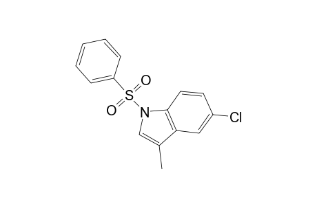 1-(Benzenesulfonyl)-5-chloro-3-methylindole