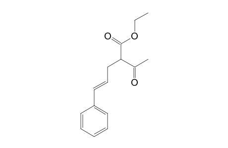 ETHYL-2-ACETYL-5-PHENYL-4-PENTENOATE