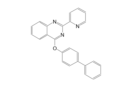 [1,1'-biphenyl]-4-yl 2-(2-pyridinyl)-4-quinazolinyl ether
