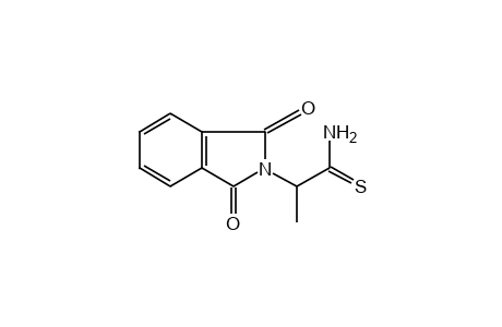 2-ISOINDOLINEACETAMIDE, 1,3-DIOXO- A-METHYLTHIO-,