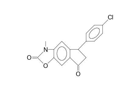 5-(4-Chloro-phenyl)-2,3-dihydro-3-methyl-2,7-dioxo-cyclopenta(F)benzoxazole