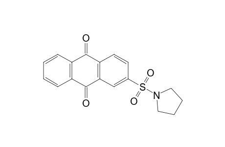 2-(1-Pyrrolidinylsulfonyl)anthra-9,10-quinone