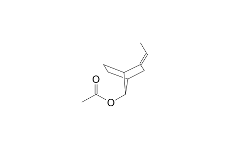 Z-2-ETHYLIDENEBICYCLO[2.2.1]HEPTAN-ANTI-7-OL, ACETATE