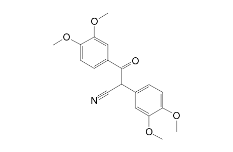 2,3-BIS-(3,4-DIMETHOXYPHENYL)-3-OXOPROPANONITRILE