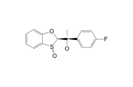 (2R,S(S))-2-[(1R)-1-(4-FLUOROPHENYL)-1-HYDROXYETHYL]-1,3-BEZOXATHIOL-3-(2H)-OXIDE