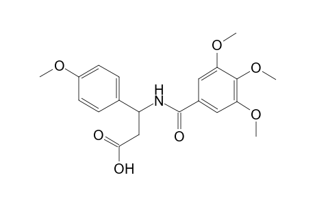 3-(4-Methoxyphenyl)-3-[(3,4,5-trimethoxybenzoyl)amino]propanoic acid