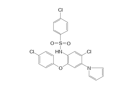 2'-(p-CHLOROPHENOXY)-4,5'-DICHLORO-4'-(PYRROL-1-YL)BENZENESULFONANILIDE